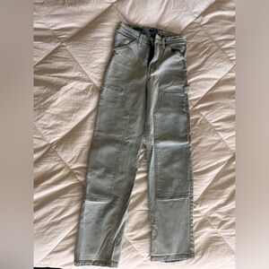 00 Super high-rise straight jeans